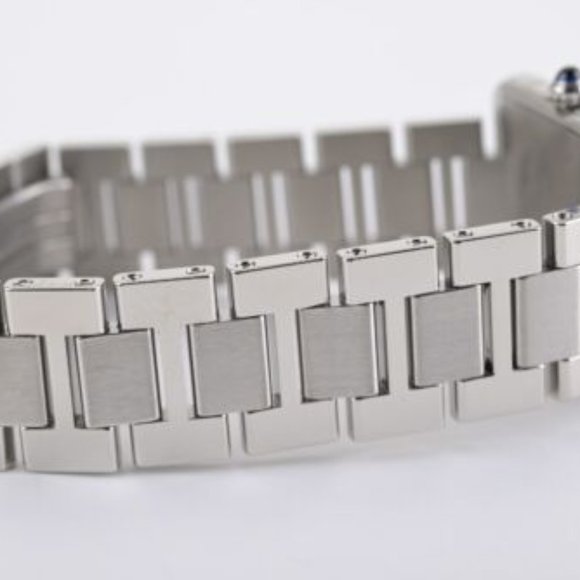 Cartier Tank Solo 3170 24X31mm Stainless Steel Watch W/ Box & Papers - Picture 5 of 9